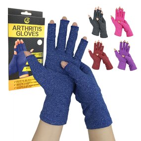 Arthritis Gloves Factory - Fingerless Compression Pain Relief