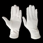 Ceremonial Gloves Supplier - Pure Nylon Three Lines Long Sleeves