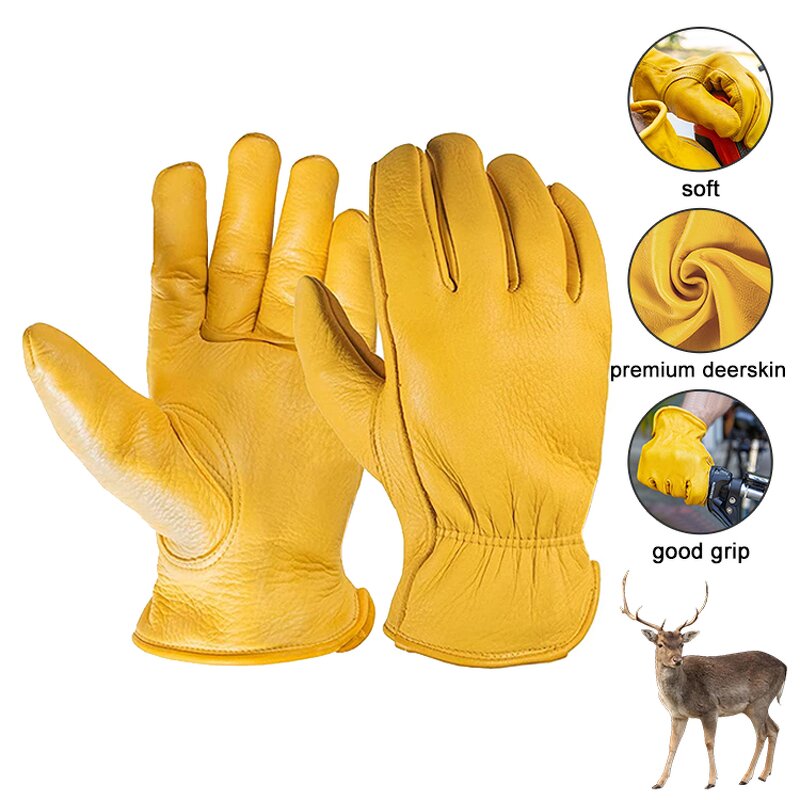 Motorcycle Gloves Factory - Deerskin Lightweight Casual Driving