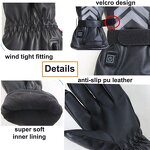 Heated Gloves Manufacturer - Leather Waterproof USB Rechargeable