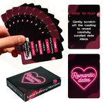 Adult Paper Game Cards Sweet Dirty Sex Games for Couples in Bed Bedroom Date Night Scratch Off Cards for Pregame Game