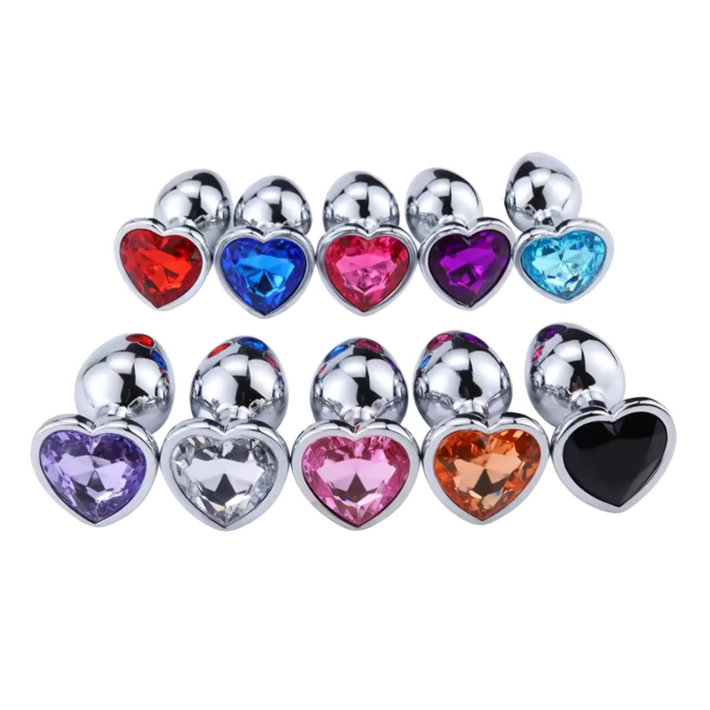 S M L 3 SIZE choose Metal Anal Butt Plug Stainless Sexy Toy Crystal Jewelry Anal Dildo Fetish Adult Sex Toy Anal Butt Plug