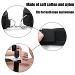 BDSM Bondage Sex Toys Restraints, Adjustable Sex Cuffs Restraints Straps Wrist-to-Thigh, Restraint Set Adult Sex Toys for Couple