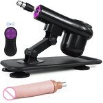 Automatic Thrusting Sex Machine for Women,3XLR Connector Love Machine with Dildo Remote Control Adult Sex Toy for Couples