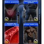 Anal Vacuum Pump Smart Rosebud Vibrating Sucking Prostate Massager Stimulator Anal Masturbator Butt Plug for Man Adult Sex Toys