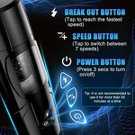 Hands Free Male Masturbators Sex Toy Stroker with 7 Thrusting & Rotating Mode, Vibrator Pocket Pussy for Men Blowjobsex Machine