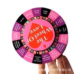 Adult DIY Truth Or Dare Game, Electric Turntable Roulette Wheel, Fun Electric Turntable for Bachelor Bedroom Foreplay Game