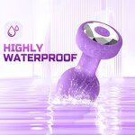 APP Remote Control Vibrating Plug 10 Frequency, Small Butt Plug for Male Prostate Massage Sex Toys and Games for Men Women