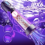 Automatic Vacuum Dick Pump Male Masturbator Penis Extender with 3 Sucking and 2 Training Modes for Men Dick Enlarger Erection