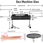 New Sex Machine, App Control 200W Turbo Gear Power Love Machine with Dildo for Adults Masturbation,1-15cm Strocke Sex Machine