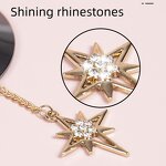 Adhesive Metal Nipple Covers Sexy Reusable Tassel Pasties with Diamonds Self-Bra Jewelry Sticker New Underwear Accessories