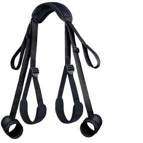 BDsm Bondage Set for Women Couples Leather Restraint Erotica Binding Sex Toys Forced Split Leg Straps Neck Wrist Restraints SM