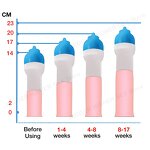S/M/L Clear Blue Cup for Penis Extender Pump Enlargement Glans Protector Cap Replacement Penile Stretcher Clamping Kit Sex Toys