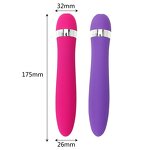 Free Box - Female Masturbator AV Stick Dildo Vibrator Massager G Spot Clitoris Stimulator Anal Butt Plug Bullet Vibrator