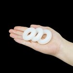 3 Pieces Different Size High Quality Food Grade Elastic Silicone Penis Medical Grade Male Delayed Ejaculation Cock Rings Set
