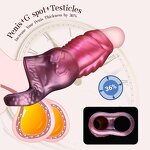 Platinum Grade Silicone Material 2.01" Diameter Open-Ended Penis Enlarger Sex Toys Penis Ring Extender Cock Sleeve for Couples
