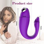 Sexual Double Head G-spot Wearable Vibrator with 10 Vibration Modes, Prostate Anal Massager Sex Toy Suitable for Female Partners