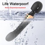 G-Spot Double Head Dildo Vibrator for Women with 10 Vibration Clitoris Nipple Vagina Anal Massagers  Adult Sex Toys for Solo