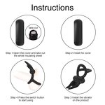 Lock Ring Vibrating Lock Ring on for Men Masturbator Sex Machine Adult Sexy Toys Erotic Sex Toys for Adults Men Pleasure Ring