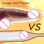 9" Huge Thrusting Dildo,Realistic Big Vibrator 9 Vibration Modes with Suction Cup,Remote Control Giant Sex Toys for Women Men