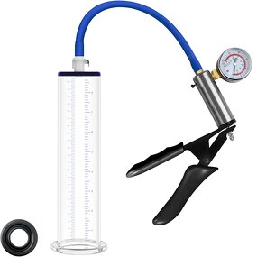 Penis Pump with Pressure Gauge, 12 X 2.5 Inch Cylinder,1 Silicone Sleeves, Penis Enlargement Device Male Sex Toys for Men