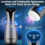 New Original Male Masturbation Toy with 3 Sucking 10 Vibration 3D Realistic Textures Automatic Male Stroker Masturbator for Man