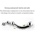 Fun Metal Sex Toy Stainless Steel G Spot Wand Massage Stick Kegel Exerciser P-Spot Stimulator Prostate Massager Anal Plug Dildo