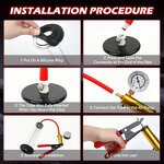 High-end 6 Size Penis Enlarger Advanced Clamp Penis Pumps Hand Grip Pump Vacuum Gauge