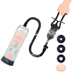 Penis Pump Tie Rod Penis Enlarger Enhancement Erection Sex Toys Male Masturbator Penis Extender Big Dick Trainer Vacuum Pump