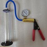 High-end 6 Size Penis Enlarger Advanced Clamp Penis Pumps Hand Grip Pump Vacuum Gauge