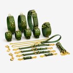 12 Pcs Luxury Leather Bondage Belt Bondage Gear & Accessories for BDSM Couples Play Bondage Restraints Kink