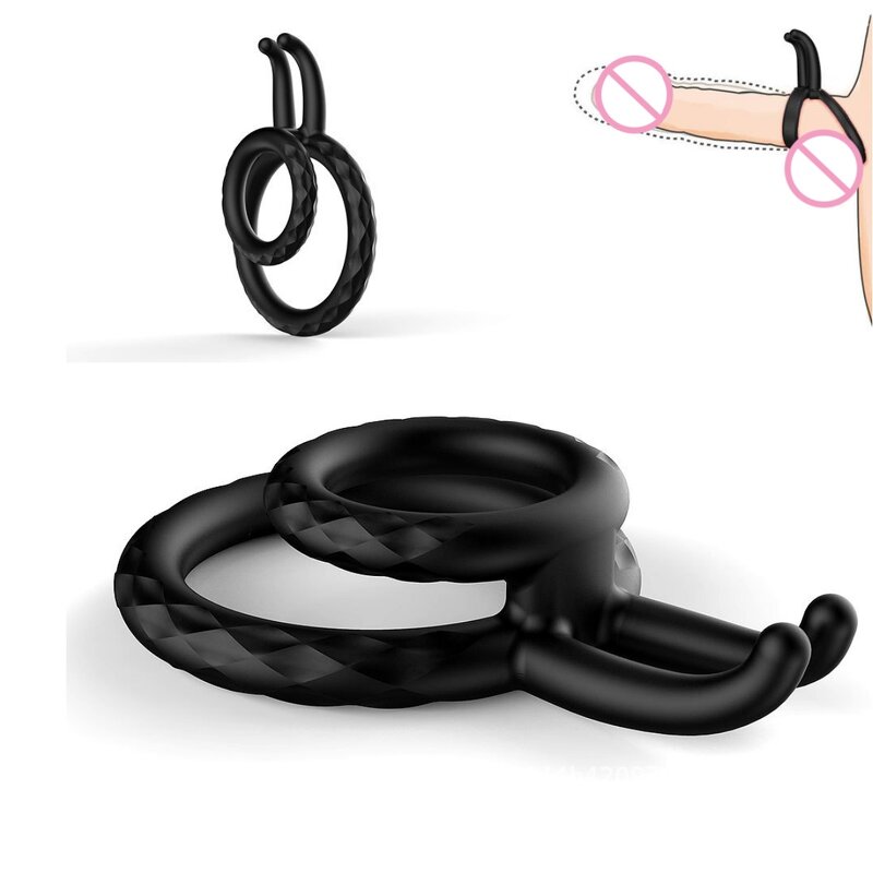 Penis Rings Cock Ring Sexual Stimulation Device for Erection Enhancing Long Lasting Stronger, Adult Sex Toy for Men or Couple