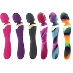 AV Wand Women's Dual-Head Silicone Vibrator Clitoris Stimulator and G-Spot Massager Adult Sex Toy for Female Pleasure