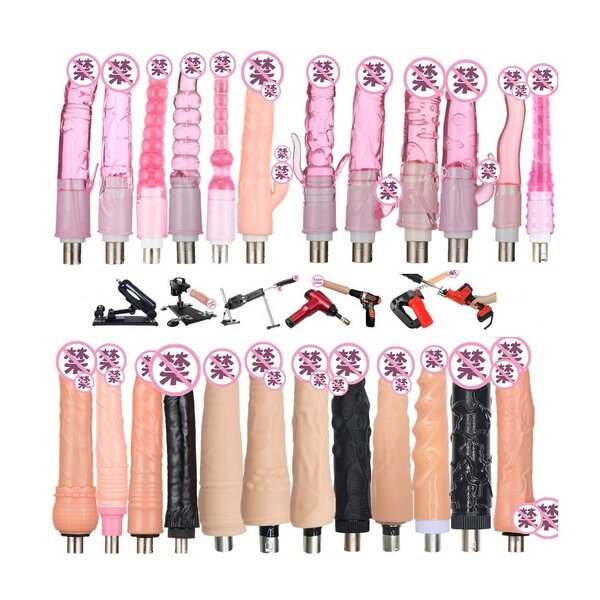 Sex Machine Attachment 3XLR Connector with Masturbator Cup Realistic Pussy Pocket  Sex Machine Dildo Anal Plugs Attachments
