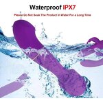 Ultimate Pleasure 4-Pack: Rabbit Dildo Vibration G Spot Stimulator Clitoral Massager Reusable Sex Vibrator Set for Gift