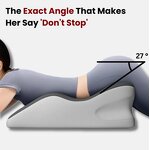 Spark Pillow 27 Degree for Couples, Multi-Functional Foam Bed Couple Pillows Sitting and Lying Ergonomic Posture Support for Sex