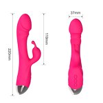 Rabbit Vibrator for Women Powerful G Spot Female Clitoris Stimulator Vagina Nipple Massage Dildo Silent Adults Sex Toy