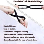 Penis Rings Cock Ring Sexual Stimulation Device for Erection Enhancing Long Lasting Stronger, Adult Sex Toy for Men or Couple