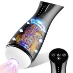 New Original Male Masturbation Toy with 3 Sucking 10 Vibration 3D Realistic Textures Automatic Male Stroker Masturbator for Man