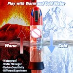 Penis Pump Male Sex Toys,Electric Dick Pump Penis Extender with 10 Erection Training Modes, Cock Pump Automatic Male Masturbator