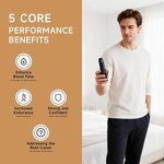 Mansculpt Wave Therapy Pro, Wave Therapy Pro for Ed, Waterproof USB Rechargeable Men's Training Device, Easy to Clean & Portable