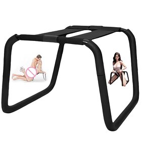 Sex Chair for Couples BDSM Sex Toys, Multifunctional Sex Position Enhancer Chair Adjustable Sex Bench with Bouncing Mount Seat