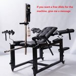 Ultimate Fully Adjustable Obedience Chair with Wireless Sex Machine Included Masturbation Cup and Dildo for Men Women & Couples