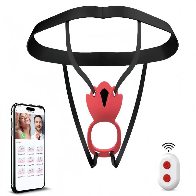Adult Sex Toys Wearable Panty Vibrator with 9 Vibration Modes APP & Remote Control Vibrators for Penis Ring Clitoral Stimulator