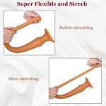 Super Long Anal Plug Dildo, Flexible Liquid Silicone Butt Plug Massage Stimulation for Men and Women Sex Factory