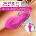 Wearable Vibrator with Remote Couples Sex Toys, Mini Panty Vibrators with 9 Strong Vibrations & APP Control Pleasure Tools