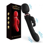 Three Heads Rabbit Vibrator 30 Powerful Vibration G Spot Clit Simulator Vaginal Anal Vibrating Dildo Massager Sex Toys for Women
