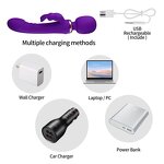 G Spot Vibrator Dildo Rabbit Vibrators Massager for Women, 3 in 1 Adult Sex Toys Clitorals G Spot Stimulator Vibrating Sex Toy