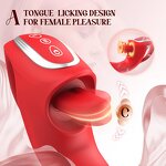 Dildos Thrusting Clit Vibrator for Women with 10 Vibration Modes 7 Thrusting Modes Featuring Licking and G Spot Couple Adult Toy
