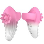 Finger G-spot Clitoris Nipple Stimulator 8 Vibration Modes Quiet Finger Masturbator Vibrator Set Female Pleasure Sex Toys